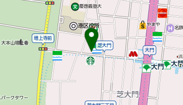【予約制】Bounce 芝公園保管場所の地図画像