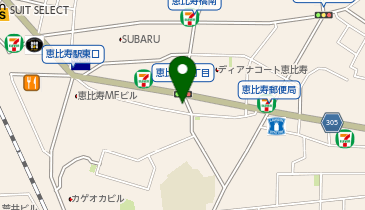 【予約制】Bounce Near Yebisu Garden Place Storage Spotの地図画像