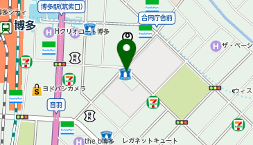 【予約制】Bounce 博多の収納スペースの地図画像