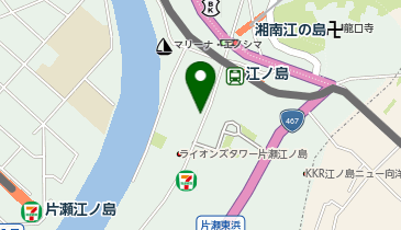 【予約制】Bounce 片瀬江ノ島駅近くの保管場所の地図画像