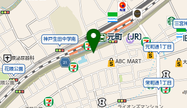 【予約制】Bounce 元町駅近くの収納スポットの地図画像