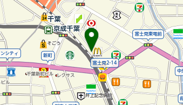 【予約制】Bounce ビッグエコー千葉駅本店倉庫スペースの地図画像