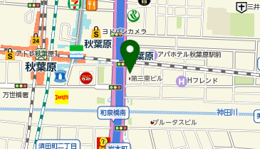 【予約制】Bounce Takarakuji Lotto House Akihabarashowadori Store Storage Spotの地図画像