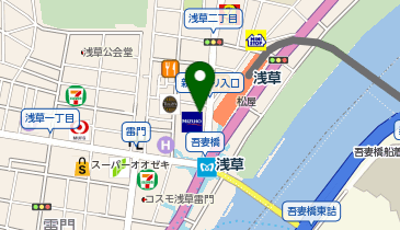 【予約制】Bounce Big Echo Asakusa Store Storage Spotの地図画像