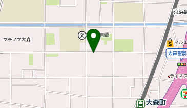 【予約制】Bounce ロッカー セブンイレブン 大田区大森西3丁目店 保管スポットの地図画像