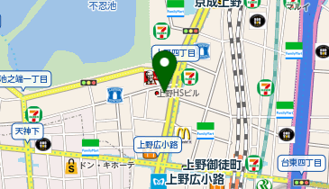 【予約制】Bounce au Style UENO Storage Spotの地図画像
