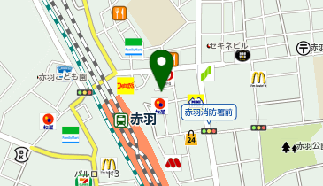 【予約制】Bounce Big Echo Akabane Station Main Store Storage Spotの地図画像