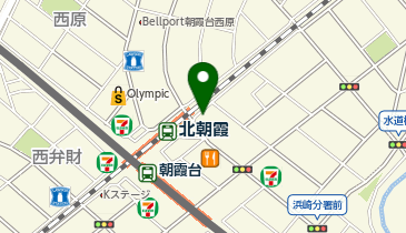 【予約制】Bounce ビッグエコー朝霞台駅前店保管場所の地図画像