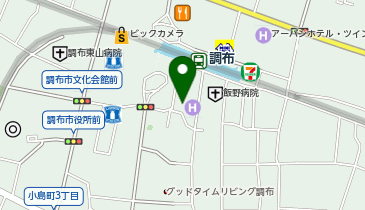 【予約制】Bounce ビッグエコー調布駅南口店舗保管スペースの地図画像