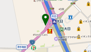 【予約制】Bounce Big Echo Dainichi Store Storage Spotの地図画像