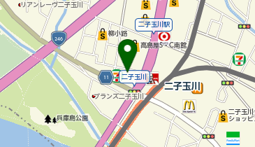 【予約制】Bounce Big Echo Futagotamagawa Station Store Storage Spotの地図画像