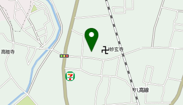 【予約制】Bounce ロッカー セブンイレブン 毛呂山毛呂本郷店 保管場所の地図画像