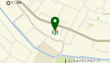 【予約制】Bounce セブンイレブン さいたま幸川店 ロッカー 保管場所の地図画像