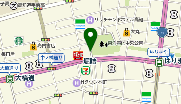 【予約制】Bounce Big Echo Kochi Chuo Park Store Storage Spotの地図画像