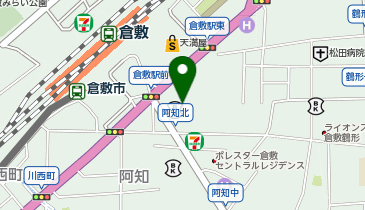 【予約制】Bounce Big Echo Kurashiki Station South Exit No.2 Store Storage Spotの地図画像