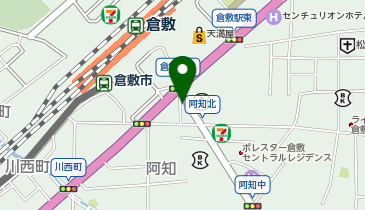 【予約制】Bounce Big Echo Kurashiki Station South Exit Store Storage Spotの地図画像