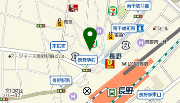 【予約制】Bounce Big Echo Nagano Station Zenkoji Store Storage Spotの地図画像