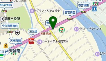 【予約制】Bounce ビッグエコー西中洲保管所の地図画像