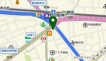 【予約制】Bounce ビッグエコー野田阪神駅店の収納スペースの地図画像