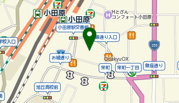 【予約制】Bounce ビッグエコー小田原店保管スペースの地図画像