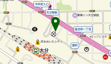 【予約制】Bounce Big Echo Oita Station Store Storage Spotの地図画像