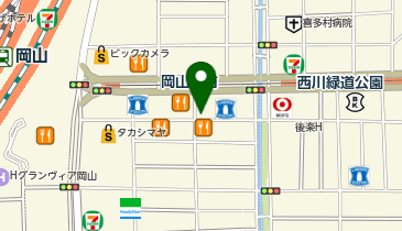 【予約制】Bounce Big Echo Okayama Honmachi Store Storage Spotの地図画像