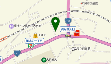 【予約制】Bounce Big Echo Otsuki Store Storage Spotの地図画像