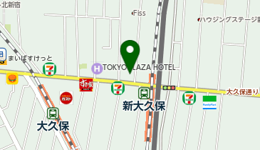 【予約制】Bounce Big Echo Shin Okubo Station Store Storage Spotの地図画像