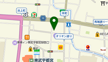 【予約制】Bounce Big Echo Utsunomiya Ikegami Store Storage Spotの地図画像