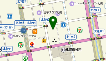 【予約制】Bounce In Sapporo Tokeidai Building Storage Spotの地図画像