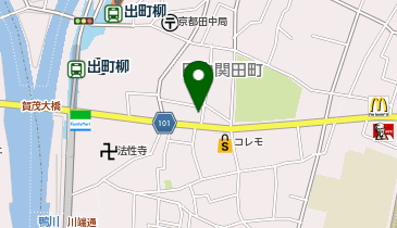 【予約制】Bounce 出町柳駅近くの保管場所の地図画像