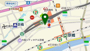 【予約制】Bounce 京橋の隠れ家ストレージスポットの地図画像