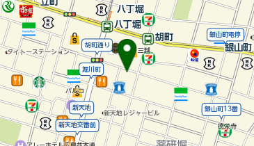 【予約制】Bounce 恵美須町駅付近 保管場所の地図画像