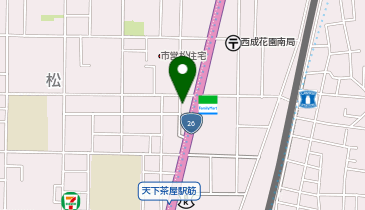 【予約制】Bounce 西成花園エリア保管スポットの地図画像
