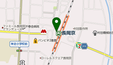 【予約制】Bounce ロッカー JR西日本 長岡京駅 収納スポットの地図画像