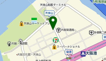【予約制】Bounce Near Osaka Aquarium Storage Spotの地図画像