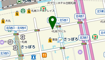 【予約制】Bounce 札幌駅近くの保管場所の地図画像