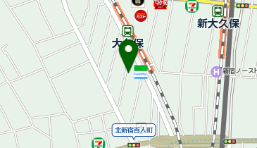 【予約制】Bounce Near Shin-Okubo Station Storage Spotの地図画像