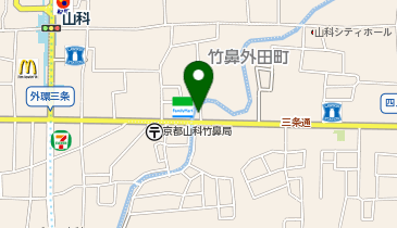 【予約制】Bounce 山科駅(地下鉄)近くの保管場所の地図画像