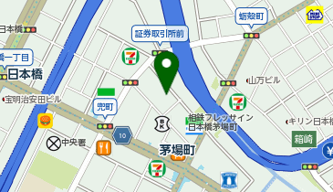 【予約制】Bounce 東京証券取引所近くの保管場所の地図画像