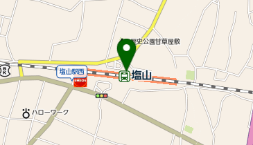 【予約制】Bounce ロッカー - 塩山駅構内保管場所の地図画像