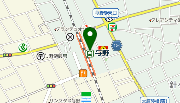 【予約制】Bounce ロッカー - ヨノ駅の荷物預かり所の地図画像