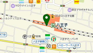 【予約制】Bounce ロッカー - 八王子駅構内保管場所の地図画像
