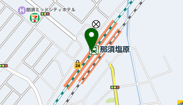 【予約制】Bounce ロッカー - 那須塩原駅構内保管場所の地図画像