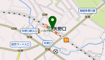 【予約制】Bounce ロッカー - 矢野口駅構内保管場所の地図画像