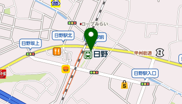 【予約制】Bounce ロッカー - 日野駅構内保管場所の地図画像