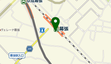 【予約制】Bounce ロッカー - 幕張駅構内保管場所の地図画像