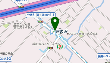 【予約制】Bounce 札幌市交通局 宮の沢駅 ロッカー 預かりスポットの地図画像