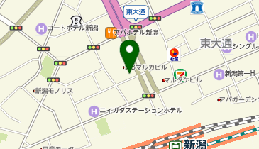 【予約制】Bounce ビッグエコー新潟駅構内倉庫の地図画像