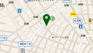 【予約制】Bounce 浅草展望台近くの保管場所の地図画像
